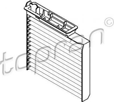 Topran 700 462 фильтр, воздух во внутренном пространстве на NISSAN MICRA III (K12)