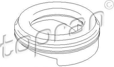 Topran 700 602 подшипник качения, опора стойки амортизатора на RENAULT MEGANE II седан (LM0/1_)