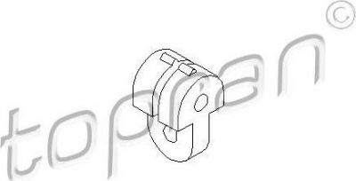 Topran 700 620 кронштейн, глушитель на RENAULT TWINGO I (C06_)