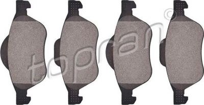 Topran 700 630 комплект тормозных колодок, дисковый тормоз на RENAULT MEGANE II седан (LM0/1_)