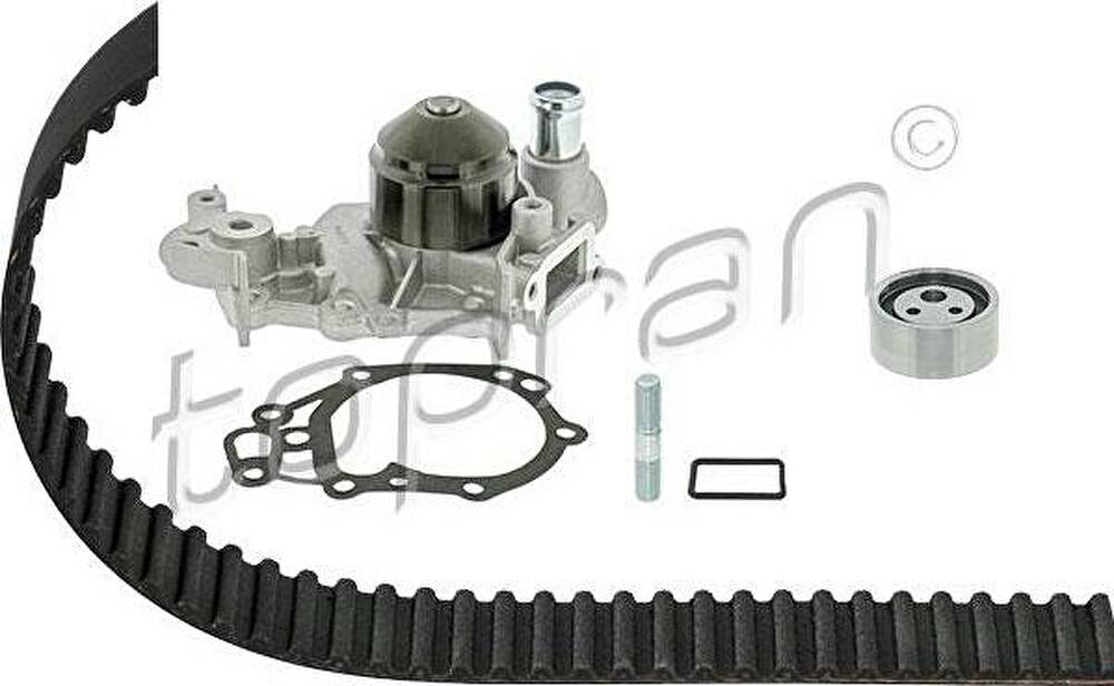 Topran 700 679 водяной насос + комплект зубчатого ремня на RENAULT CLIO I (B/C57_, 5/357_)
