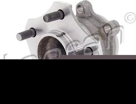 Topran 701 673 ступица колеса на NISSAN QASHQAI / QASHQAI +2 (J10, JJ10)
