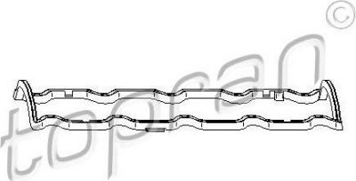 Topran 720 108 прокладка, крышка головки цилиндра на PEUGEOT PARTNER Combispace (5F)