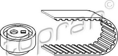 Topran 720 143 комплект ремня грм на PEUGEOT 205 II (20A/C)