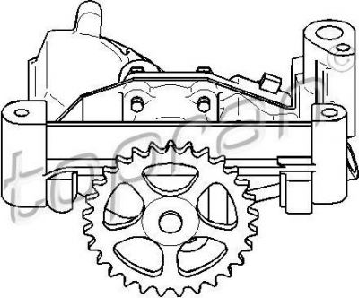 Topran 720 158 масляный насос на PEUGEOT PARTNER фургон (5)