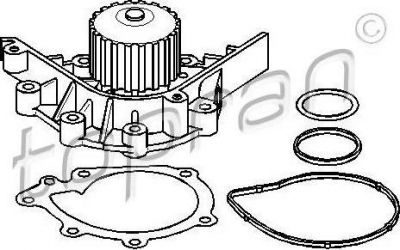 Topran 720 168 водяной насос на PEUGEOT EXPERT фургон (222)