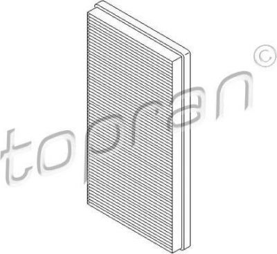 Topran 720 330 фильтр, воздух во внутренном пространстве на PEUGEOT 406 (8B)