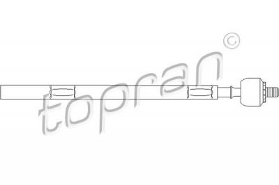 Topran 720 403 осевой шарнир, рулевая тяга на PEUGEOT PARTNER фургон (5)