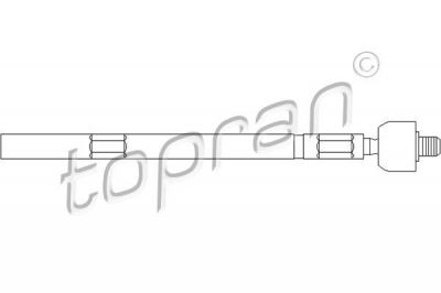 Topran 720 405 осевой шарнир, рулевая тяга на PEUGEOT 206 SW (2E/K)