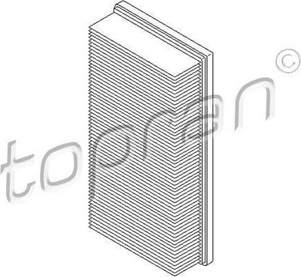 Topran 720 957 воздушный фильтр на PEUGEOT 405 II (4B)