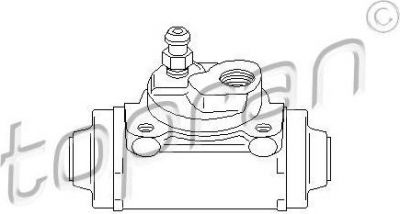 Topran 720 984 колесный тормозной цилиндр на PEUGEOT 306 (7B, N3, N5)