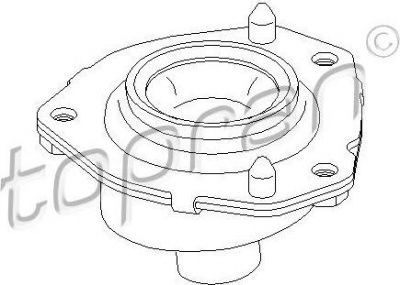 Topran 721 071 опора стойки амортизатора на PEUGEOT BOXER фургон (230L)