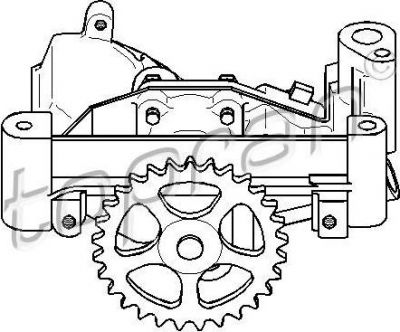 Topran 721 208 масляный насос на PEUGEOT 405 II (4B)
