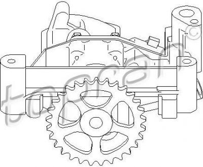 Topran 721 213 масляный насос на PEUGEOT PARTNER фургон (5)