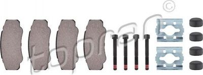 Topran 721 243 комплект тормозных колодок, дисковый тормоз на PEUGEOT BOXER фургон (230L)