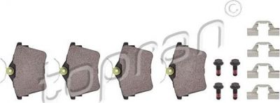 Topran 721 244 комплект тормозных колодок, дисковый тормоз на PEUGEOT 407 SW (6E_)