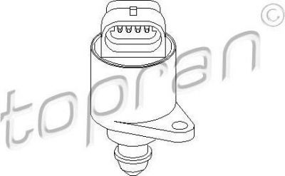 Topran 721 458 поворотная заслонка, подвод воздуха на MERCEDES-BENZ C-CLASS купе (CL203)