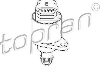 Topran 721 459 поворотная заслонка, подвод воздуха на PEUGEOT 406 (8B)