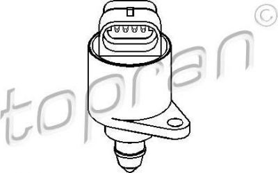 Topran 721 482 поворотная заслонка, подвод воздуха на PEUGEOT 306 (7B, N3, N5)