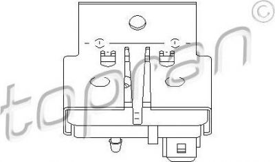 Topran 721 624 датчик, давление во впускном газопроводе на PEUGEOT 306 кабрио (7D, N3, N5)