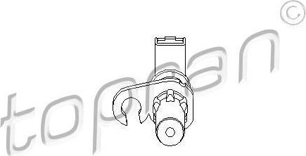 Topran 721 676 датчик частоты вращения, управление двигателем на PEUGEOT 206 SW (2E/K)