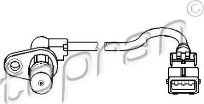 Topran 721 689 датчик частоты вращения, управление двигателем на PEUGEOT 306 (7B, N3, N5)