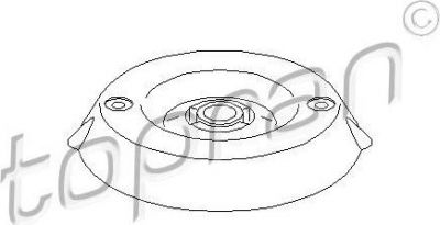 Topran 721 808 опора стойки амортизатора на PEUGEOT 307 (3A/C)