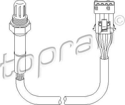 Topran 721 860 лямбда-зонд на PEUGEOT PARTNER фургон (5)