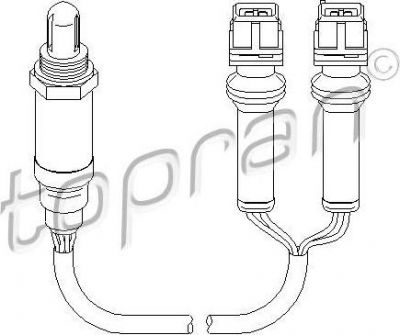 Topran 721 863 лямбда-зонд на PEUGEOT 306 (7B, N3, N5)