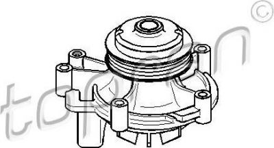 Topran 721 889 водяной насос на PEUGEOT BOXER фургон (230L)