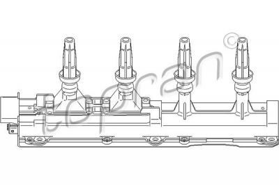 Topran 721 904 коммутатор, система зажигания на PEUGEOT 306 Break (7E, N3, N5)