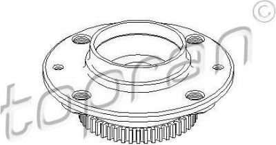 Topran 722 248 ступица колеса на PEUGEOT 406 Break (8E/F)