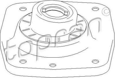 Topran 722 359 опора стойки амортизатора на FIAT ULYSSE (220)