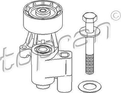 Topran 722 407 устройство для натяжения ремня, ремень грм на PEUGEOT 406 Break (8E/F)