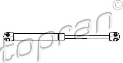 Topran 722 583 газовая пружина, крышка багажник на PEUGEOT 407 (6D_)