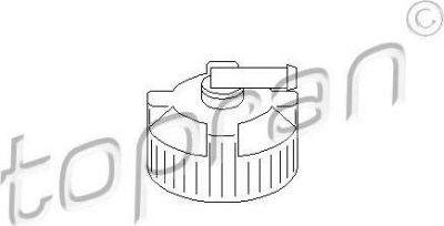 Topran 722 659 крышка, резервуар охлаждающей жидкости на PEUGEOT BOXER фургон (230L)