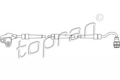 Topran 722 660 датчик, частота вращения колеса на PEUGEOT 306 кабрио (7D, N3, N5)