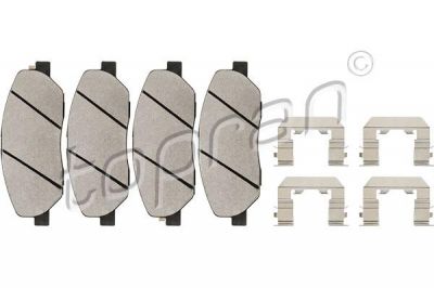 Topran 820 649 комплект тормозных колодок, дисковый тормоз на FORD MONDEO I (GBP)