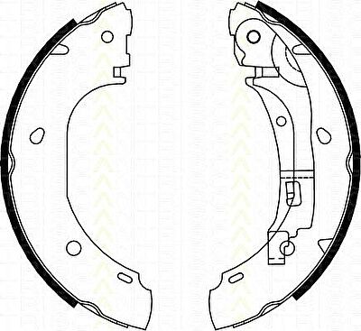 TRISCAN 8100 10007 комплект тормозных колодок на FIAT DUCATO фургон (244)