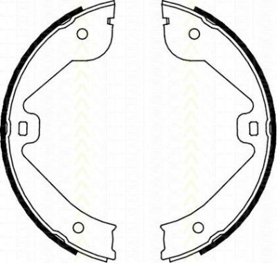 TRISCAN 8100 10022 комплект тормозных колодок, стояночная тормозная с на VW TOUAREG (7LA, 7L6, 7L7)