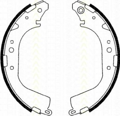 TRISCAN 8100 10425 комплект тормозных колодок на TOYOTA LAND CRUISER 80 (_J8_)