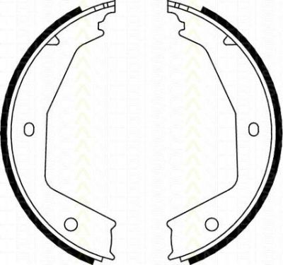 TRISCAN 8100 10629 комплект тормозных колодок, стояночная тормозная с на PEUGEOT 806 (221)