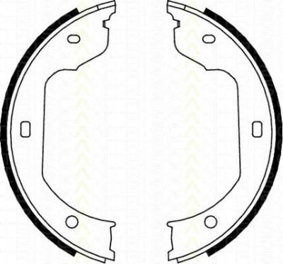 TRISCAN 8100 11012 комплект тормозных колодок, стояночная тормозная с на VW MULTIVAN V (7HM, 7HN, 7HF, 7EF, 7EM, 7EN)