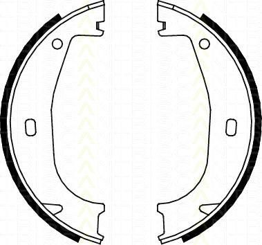 TRISCAN 8100 11553 комплект тормозных колодок, стояночная тормозная с на Z3 (E36)