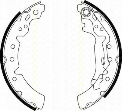 TRISCAN 8100 13031 комплект тормозных колодок на TOYOTA CARINA E седан (_T19_)