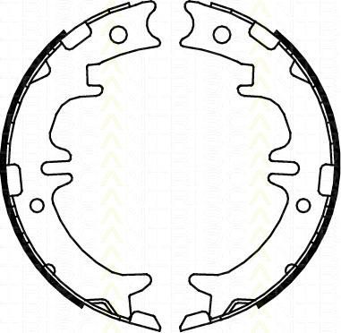 TRISCAN 8100 13033 комплект тормозных колодок, стояночная тормозная с на TOYOTA PREVIA (MCR3_, ACR3_, CLR3_)