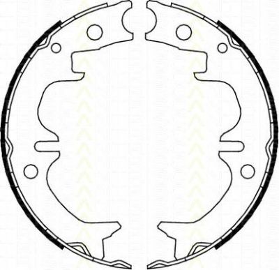 TRISCAN 8100 13038 комплект тормозных колодок, стояночная тормозная с на TOYOTA AVENSIS (_T22_)