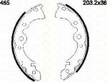TRISCAN 8100 14465 комплект тормозных колодок на NISSAN PRAIRIE (M10, NM10)