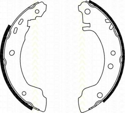 TRISCAN 8100 14531 комплект тормозных колодок на NISSAN PRIMERA Traveller (W10)