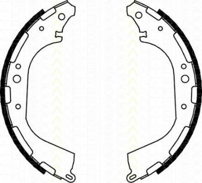 TRISCAN 8100 14564 комплект тормозных колодок на NISSAN PATHFINDER II (R50)